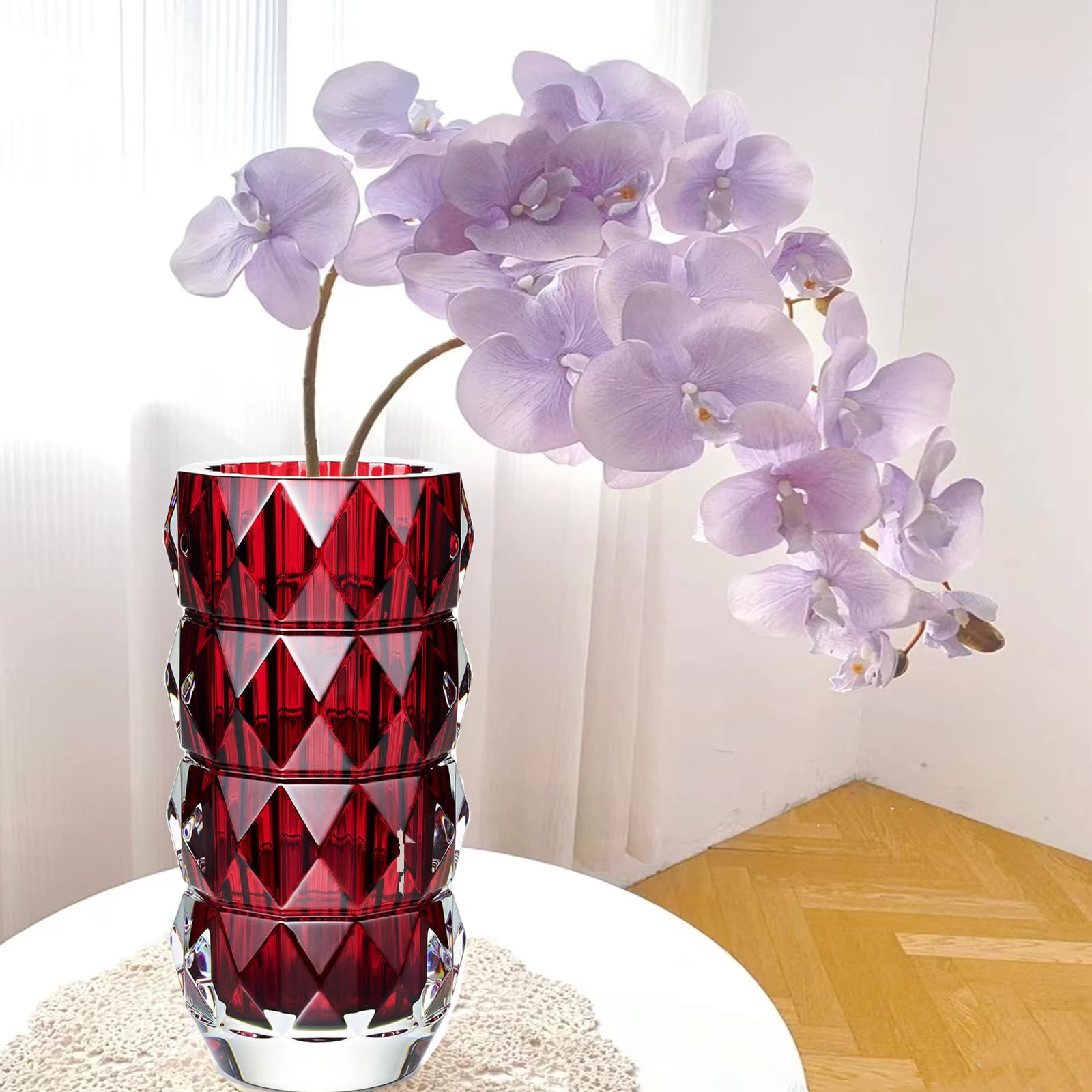 Baccarat クリスタル 花瓶 モダンデザイン 【公式通販】